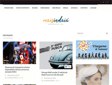 Tablet Screenshot of maisindaia.com.br